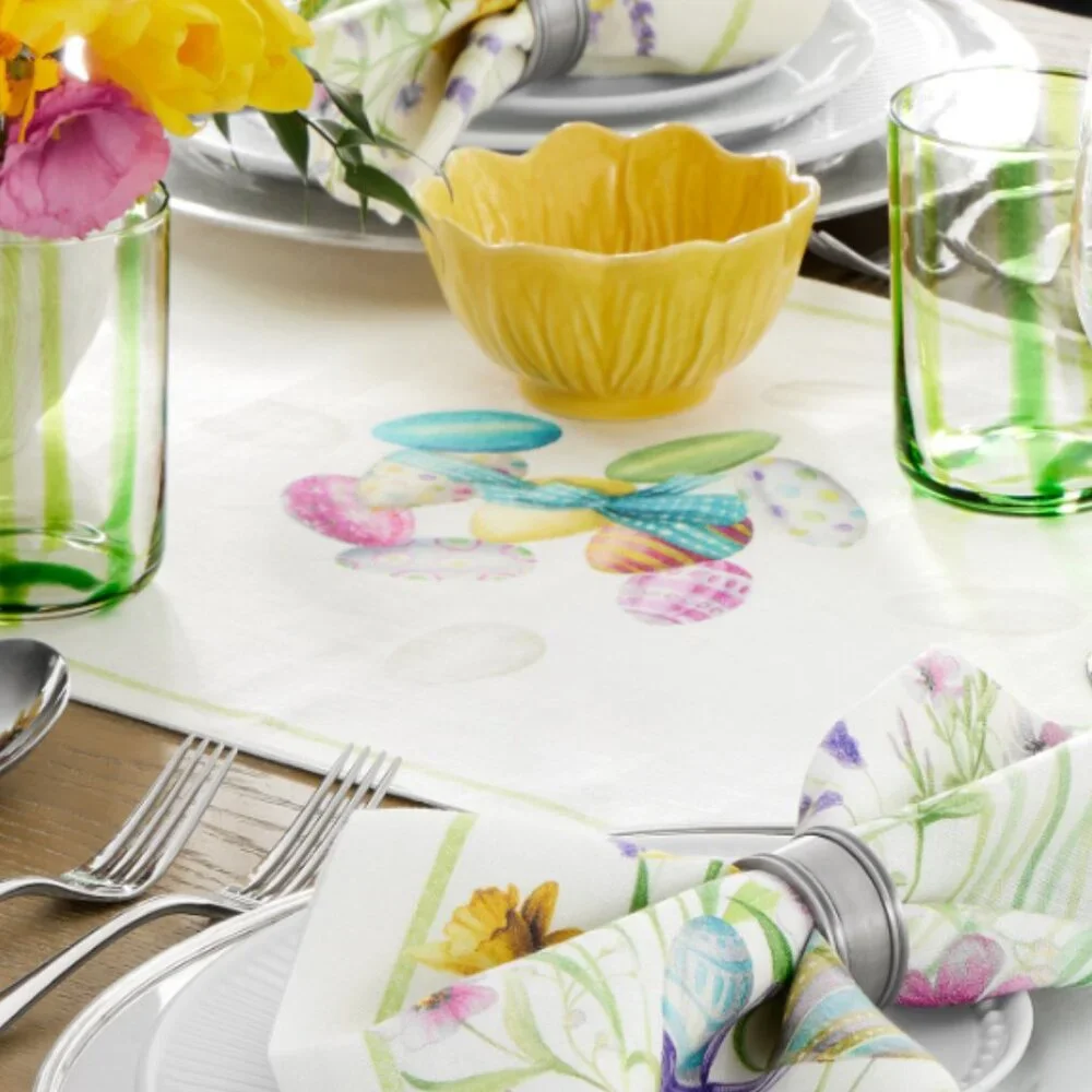 Williams Sonoma Roger Printed Table Runner